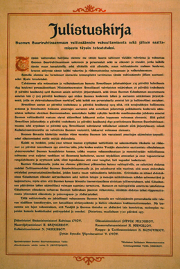 Bild av Marsmanifestet.