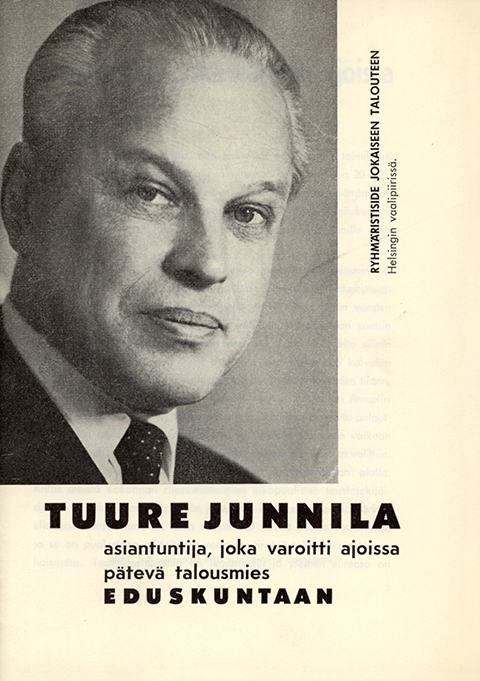 Vaalimainos 60-luvulta.