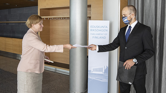 Överlämnande av ett medborgarinitiativ.” style=